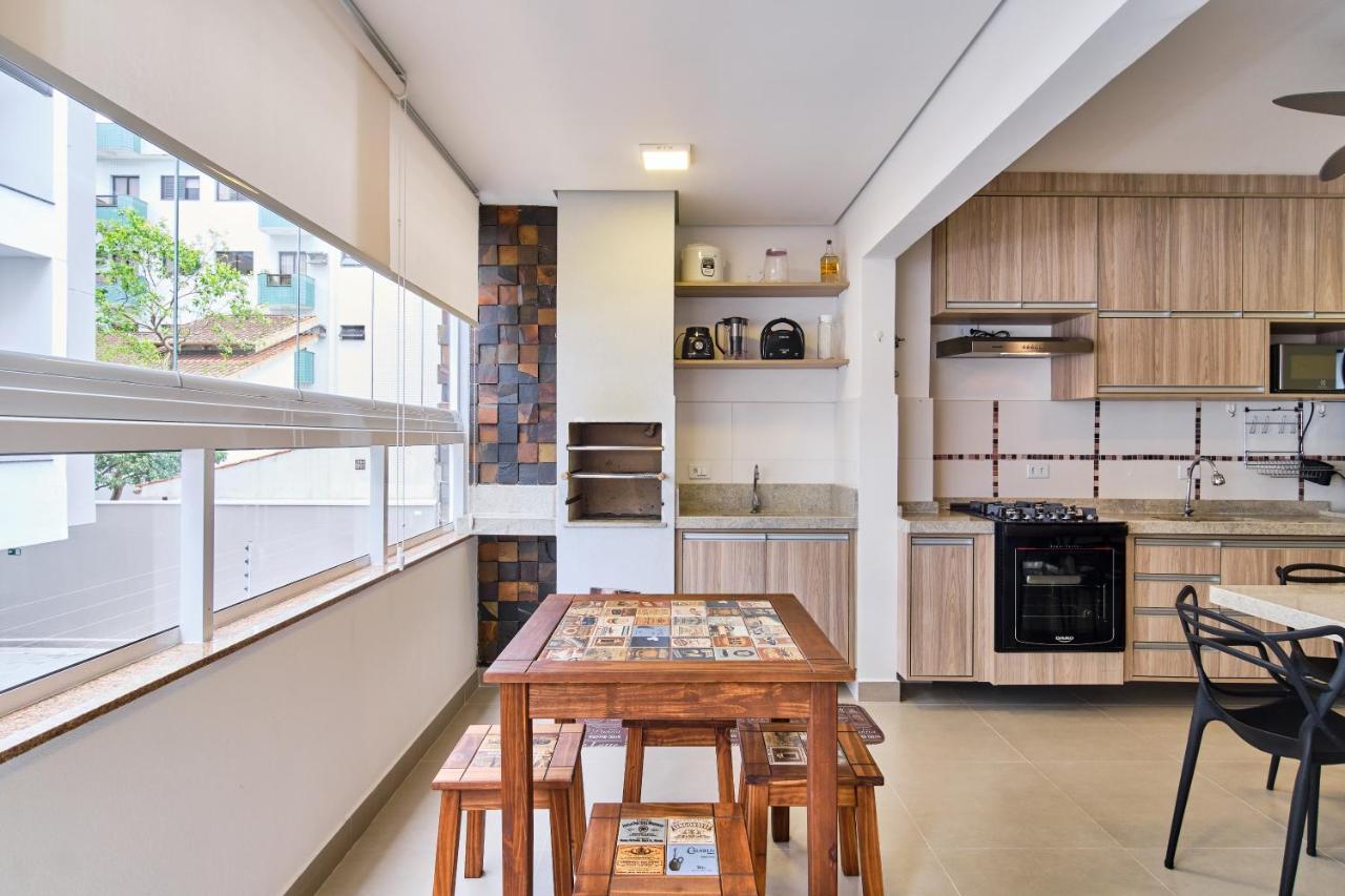 Orla Ubatuba 300 Metros - Ar Condicionado, Varanda Gourmet מראה חיצוני תמונה